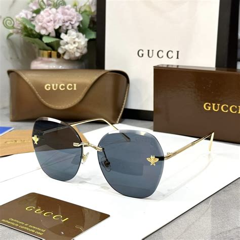 gucci women's bee sunglasses|Gucci sunglasses bee collection.